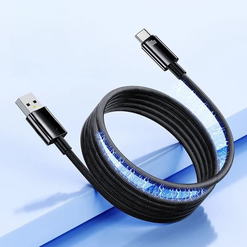 Manyetik USB-C Hızlı Şarj Kablosu 100W
