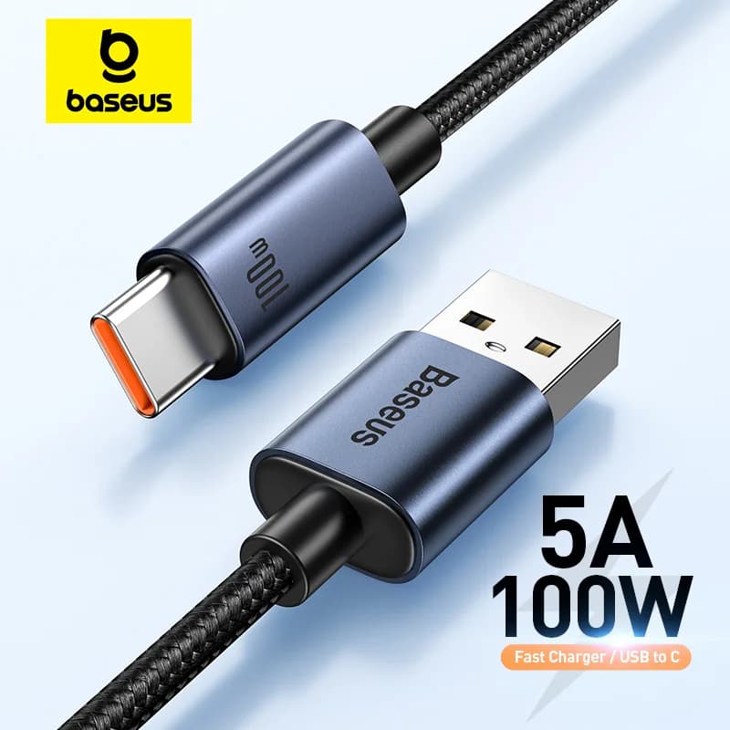 USB-C Hızlı Şarj Kablosu, 6A 66W Destekli